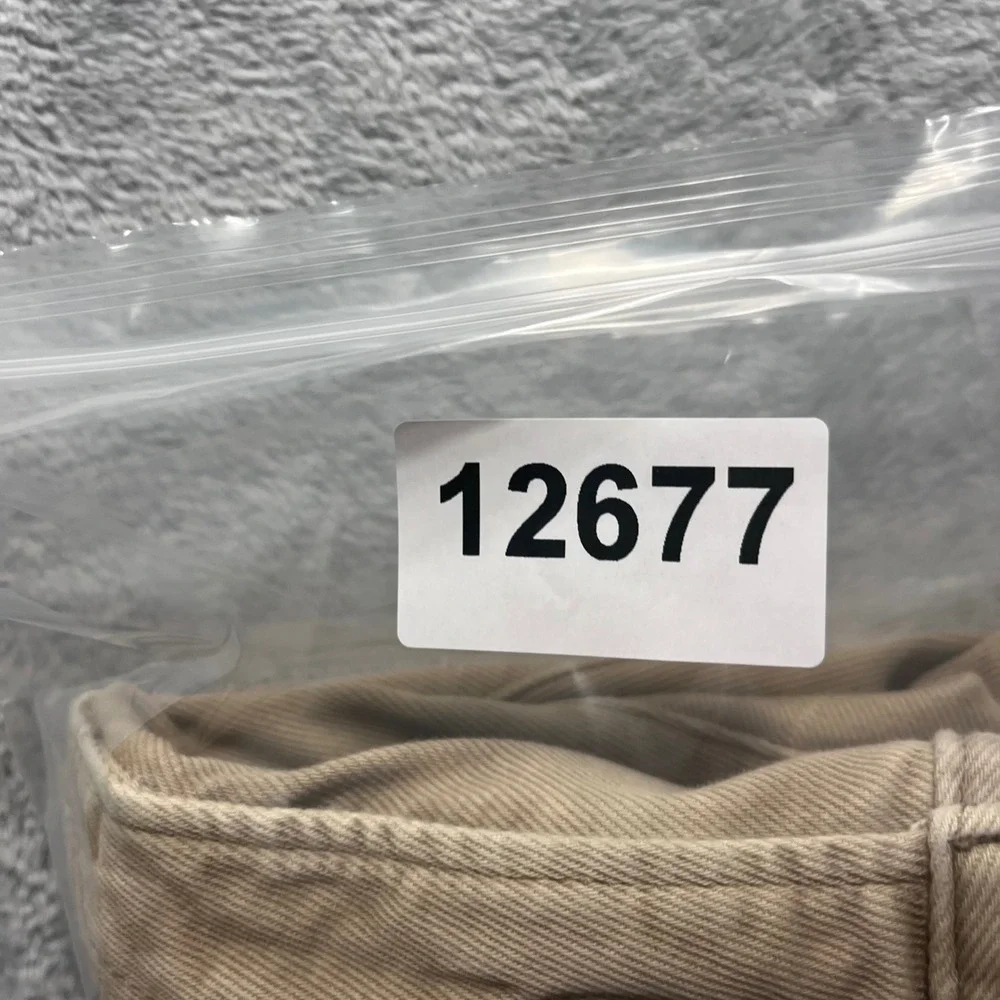 Banana Republic Traveler Pants Mens 28x32 Slim Fit Khaki Tan Stretch‎ Chino